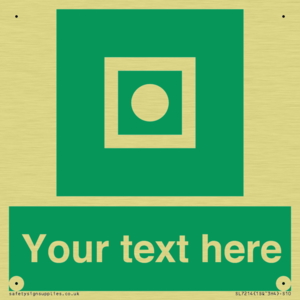 Custom sign safe condition Shipboard general alarm